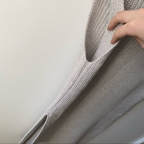 𝅺ARITZIA Wilfred Durandal Italian Wool Sleeveless Turtleneck Sweater Grey ~ XXS - Picture 12 of 12